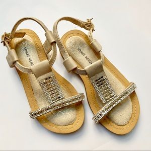 Stuart Weitzman Camia Darling Champagne Gold sndls